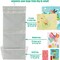 Simple Houseware Double-Sided Hanging Gift Wrap Organizer Storage Pockets, (Set of 1)